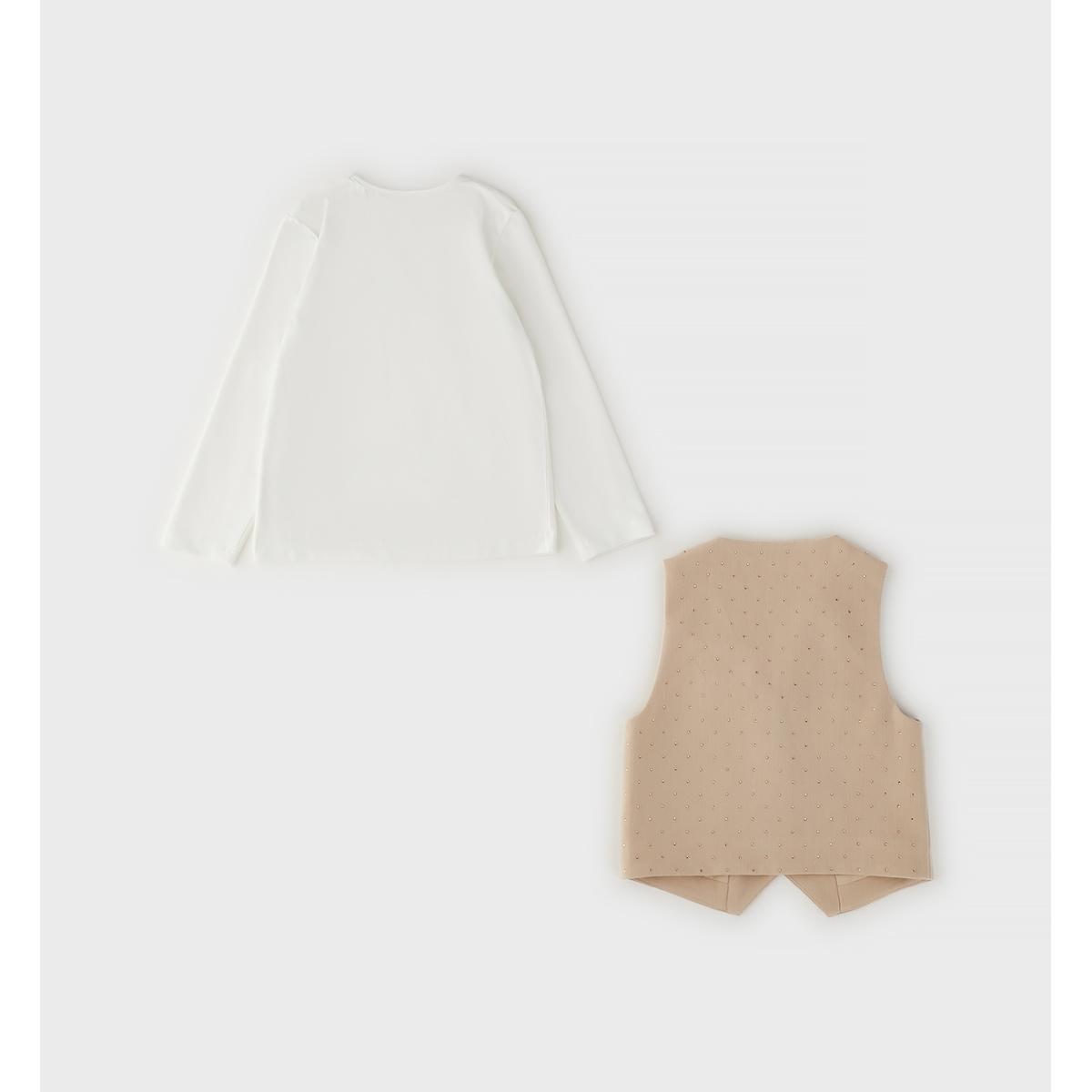 T-Shirt+Gilet Ml Bimba IDO 4H503/00 0941