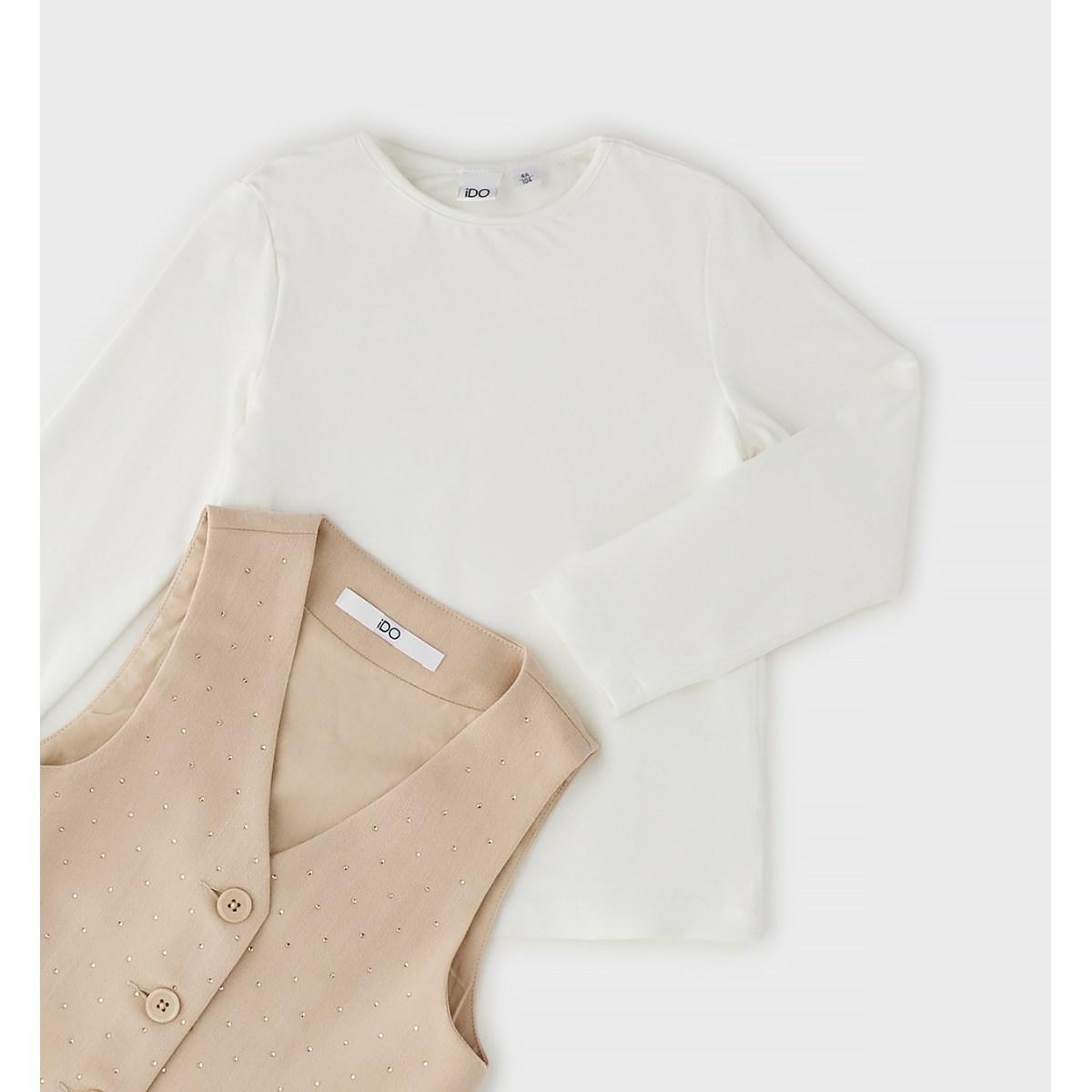 T-Shirt+Gilet Ml Bimba IDO 4H503/00 0941
