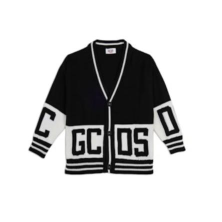 Cardigan Ragazzo GCDS FW26-590K347 Black/White