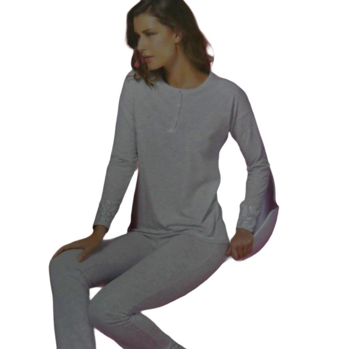 Pigiama Donna Manica Lunga 10040