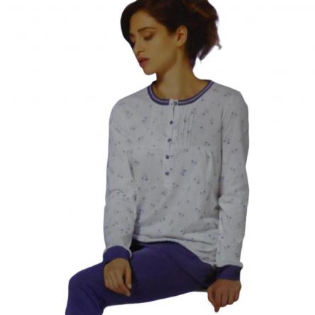 Pigiama Donna Manica Lunga 10065