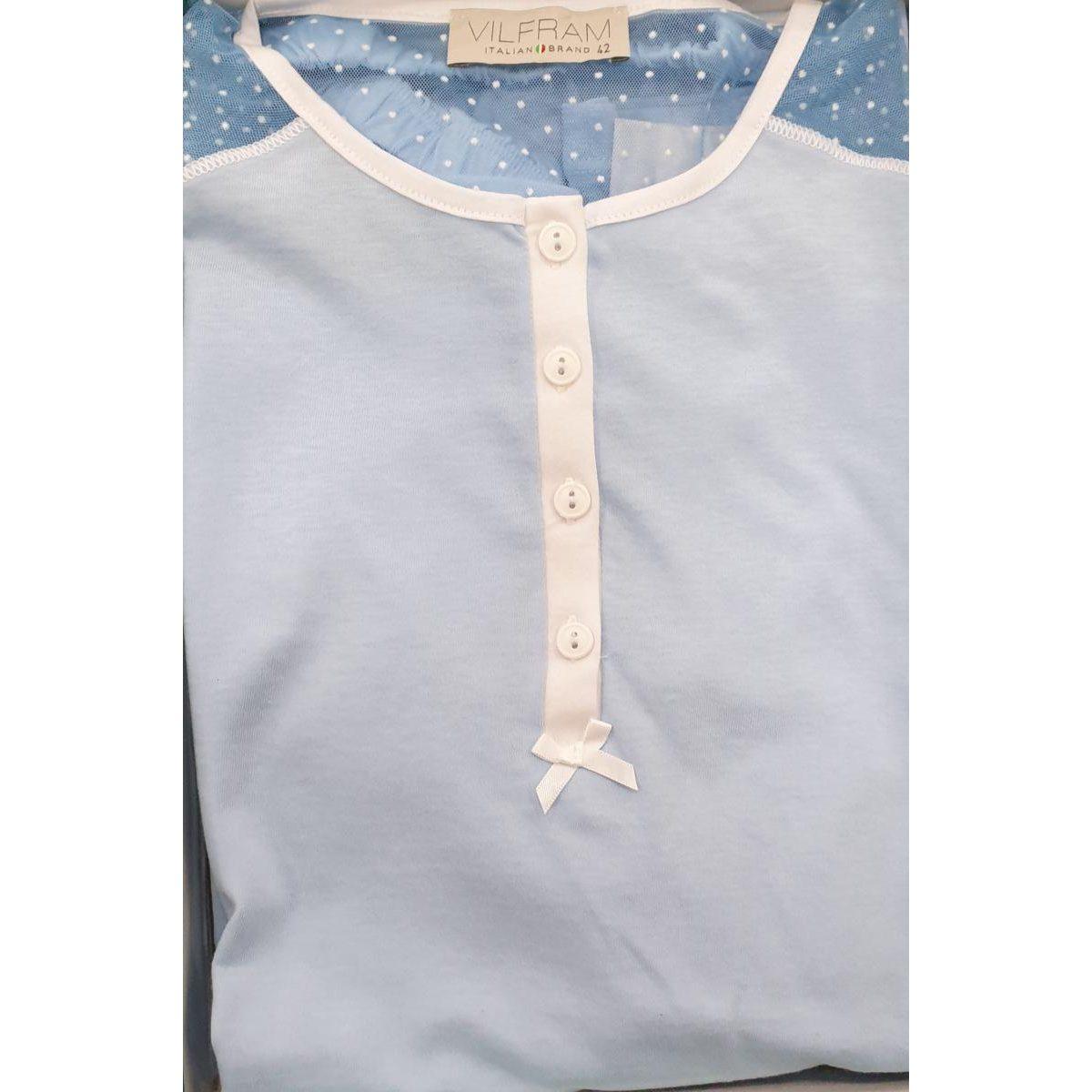 Pigiama Donna Manica Lunga 10052