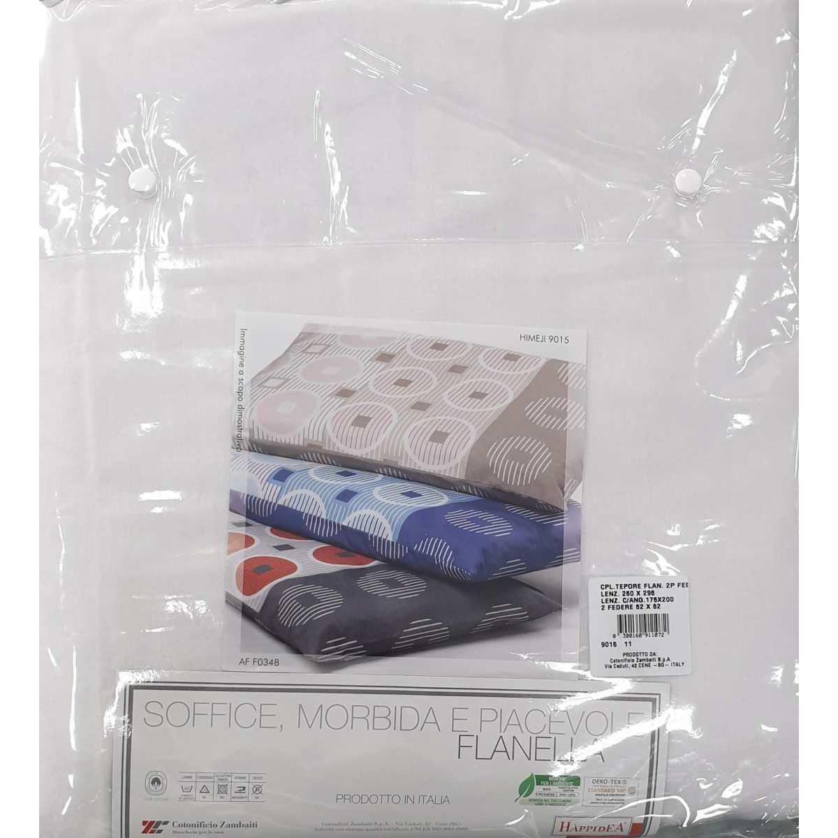 Completo Letto Singolo Flanella Himeji