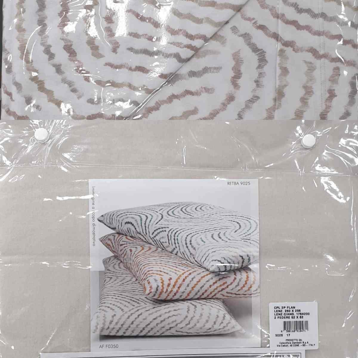 Completo Letto Singolo Flanella Retba