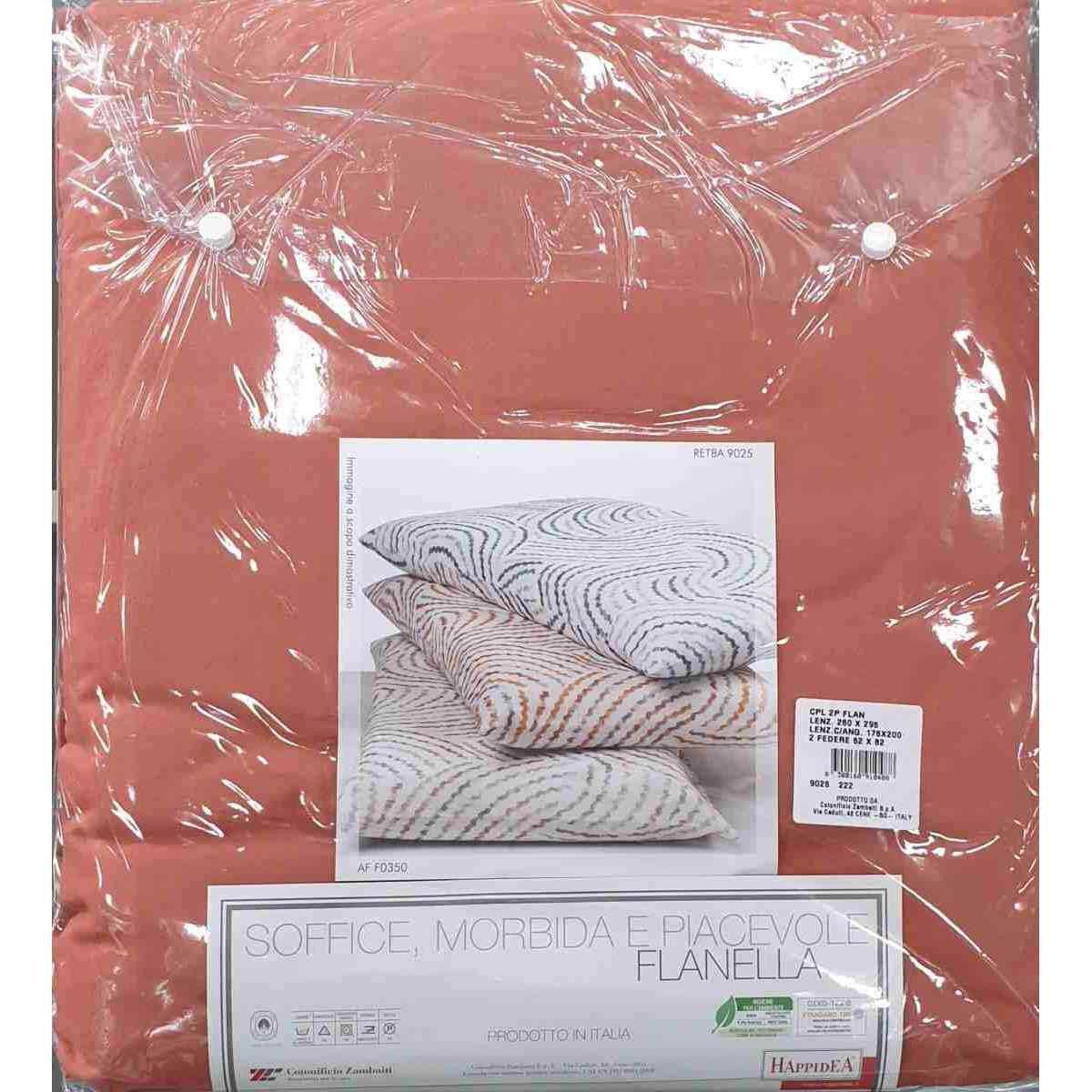 Completo Letto Singolo Flanella Retba