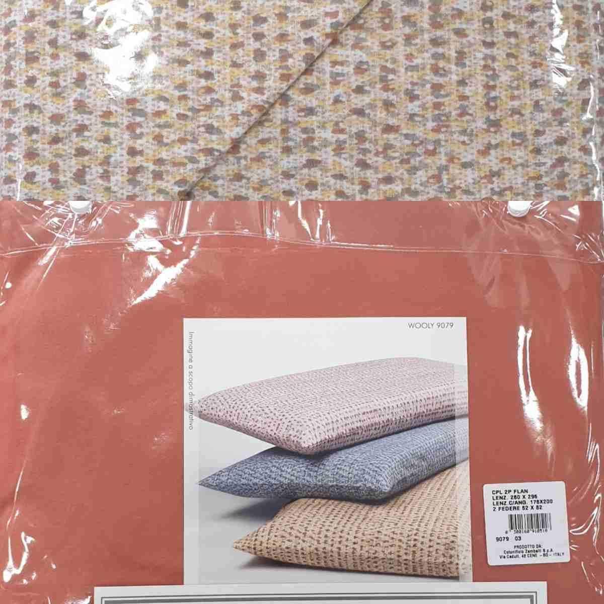 Completo Letto Singolo Flanella Wooly