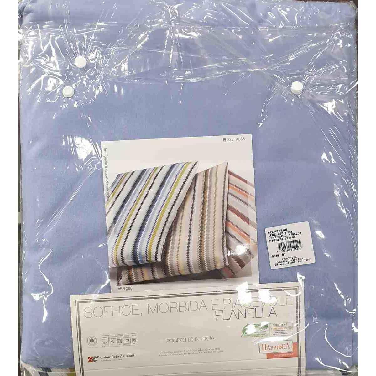 Completo Letto Singolo Flanella Plisse\\'