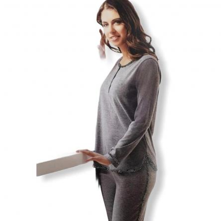 Pigiama Donna Manica Lunga 8365a