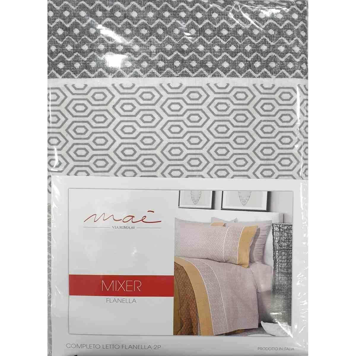 Completo Letto Matrimoniale Flanella Mixer