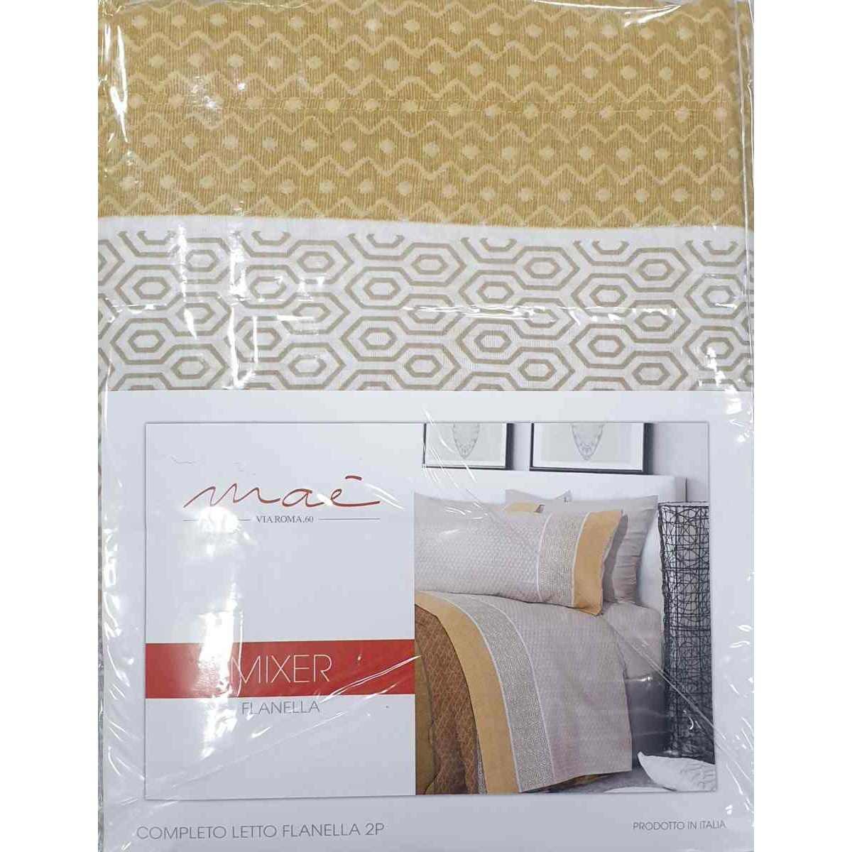 Completo Letto Matrimoniale Flanella Mixer