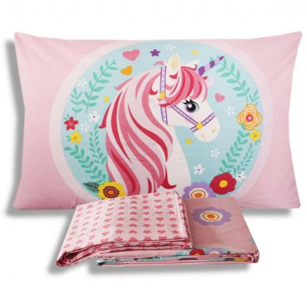 Completo Letto Singolo Unicorno