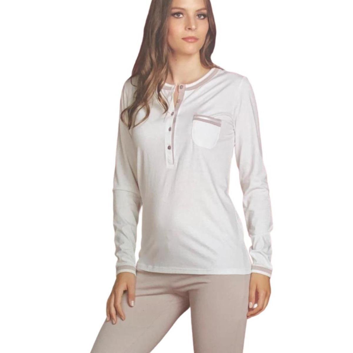 Pigiama Donna Manica Lunga 9273