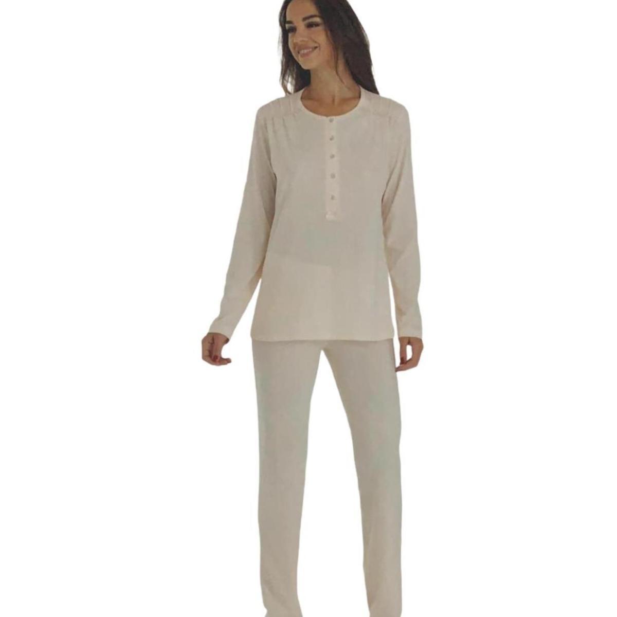 Pigiama Donna Manica Lunga 7272
