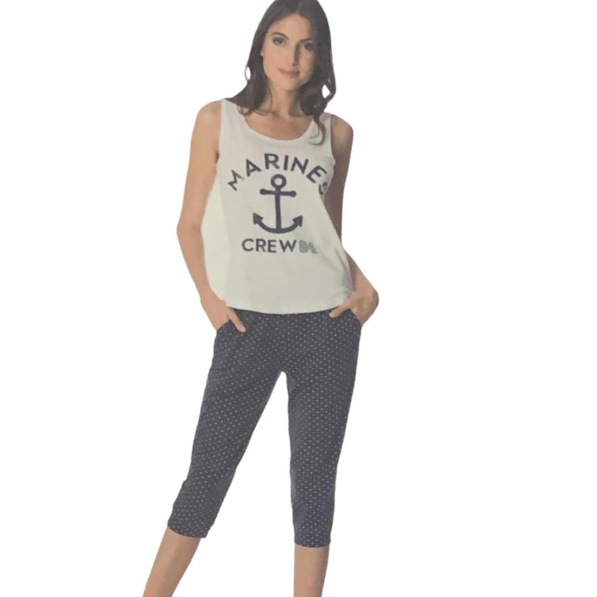 Pigiama Donna Spalla Larga Fa06206as