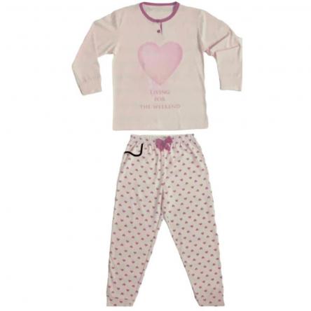 Pigiama Bambina Manica Lunga Fe1520ps-
