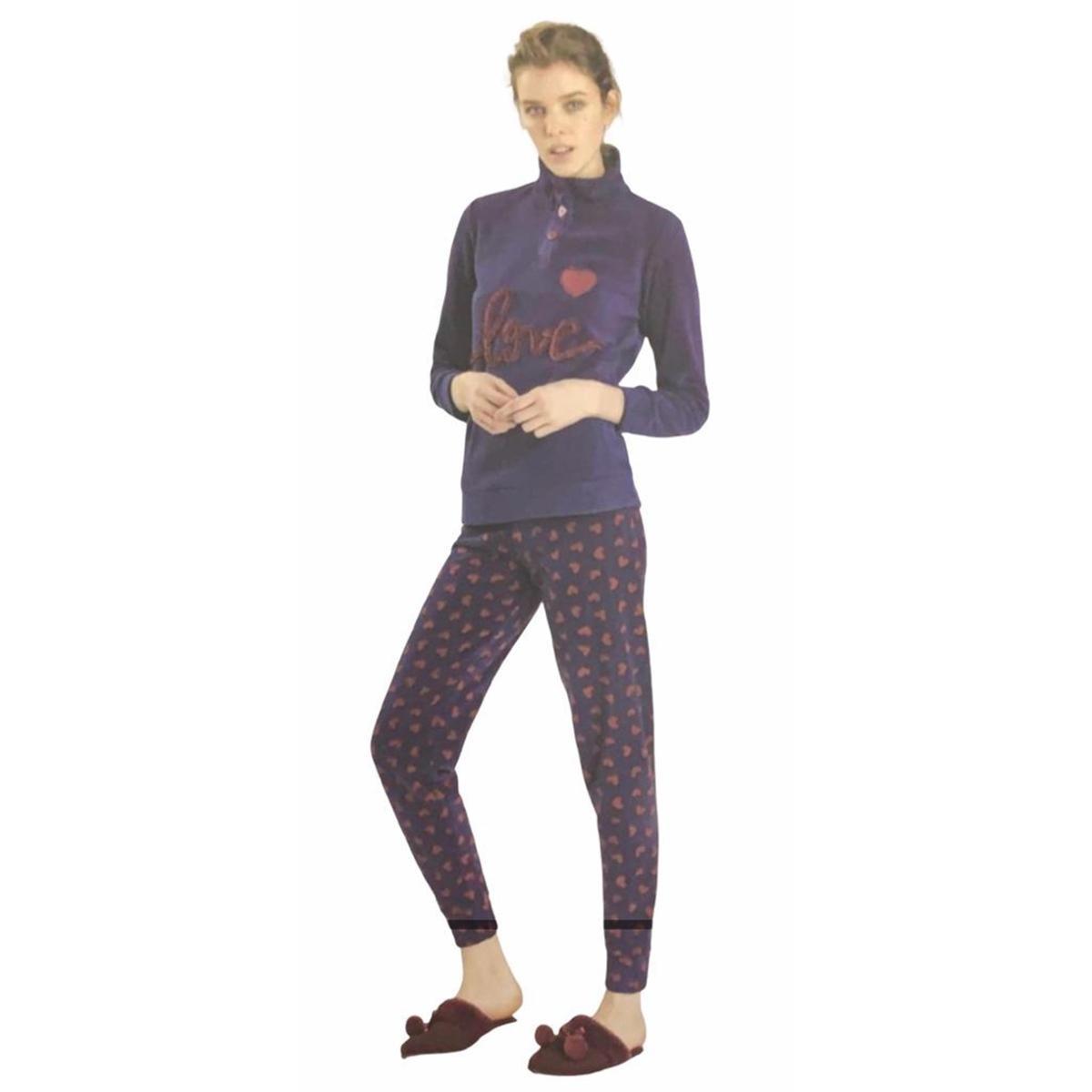Pigiama Donna Manica Lunga Fa6326as