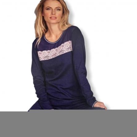 Pigiama Donna Manica Lunga 9567