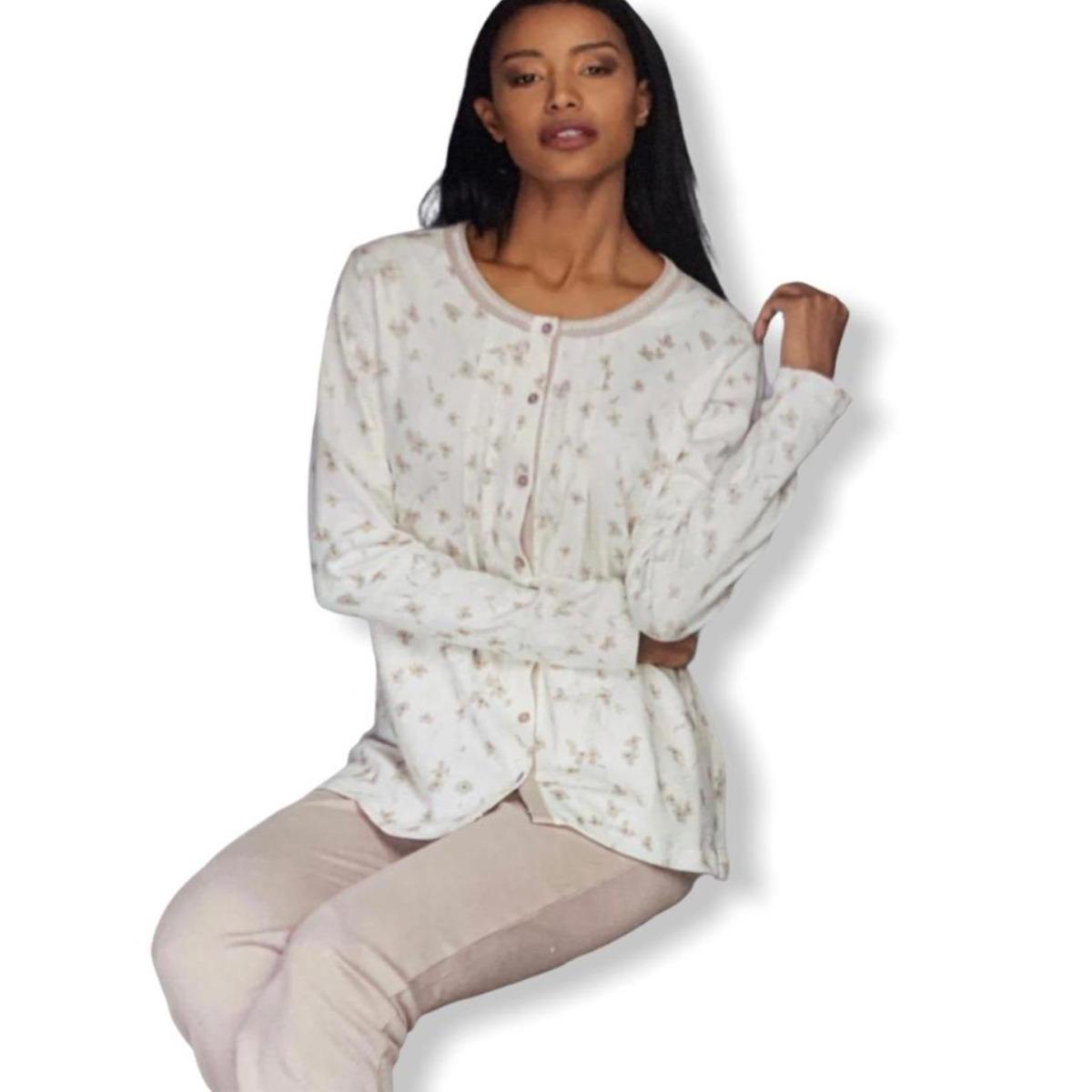 Pigiama Donna Manica Lunga 9619