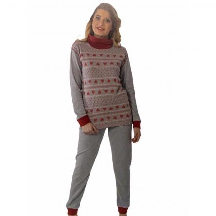 Pigiama Donna Manica Lunga Bd501