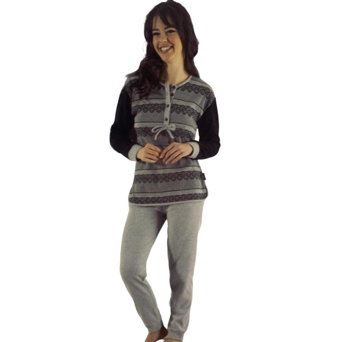 Pigiama Donna Manica Lunga Db570