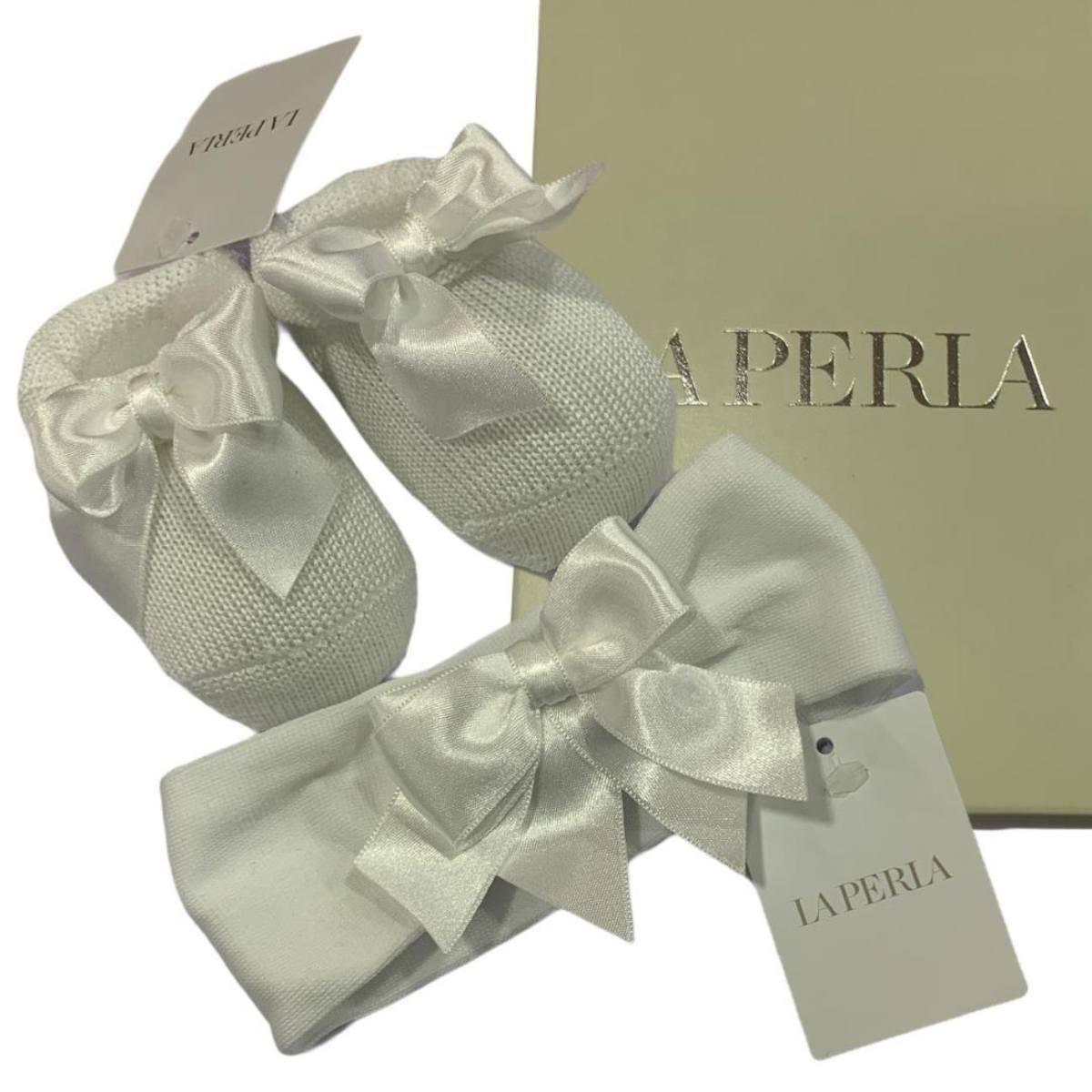 Idea Regalo Calzino+Fascia Baby La Perla 43994