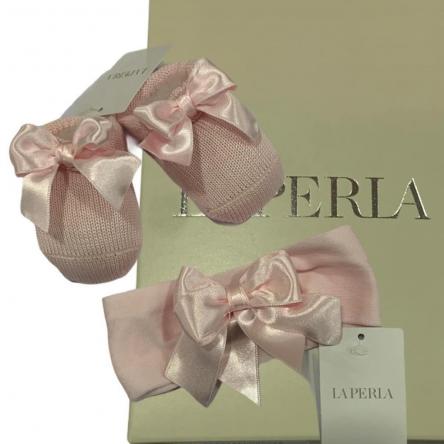 Idea Regalo Calzino+Fascia Baby La Perla 43994