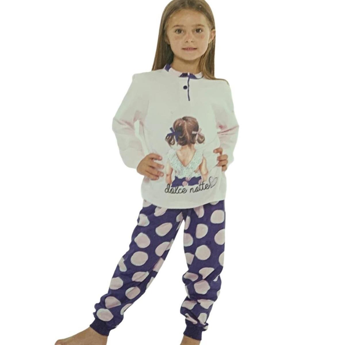 Pigiama Bimba Manica Lunga L30008 T8-10