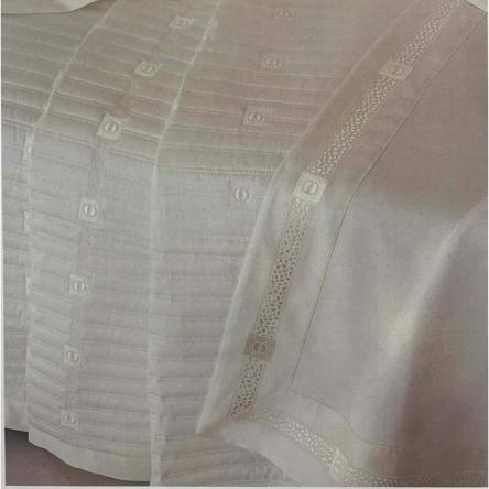 Quilt Matrimoniale Borbonese Heritage Ricamata