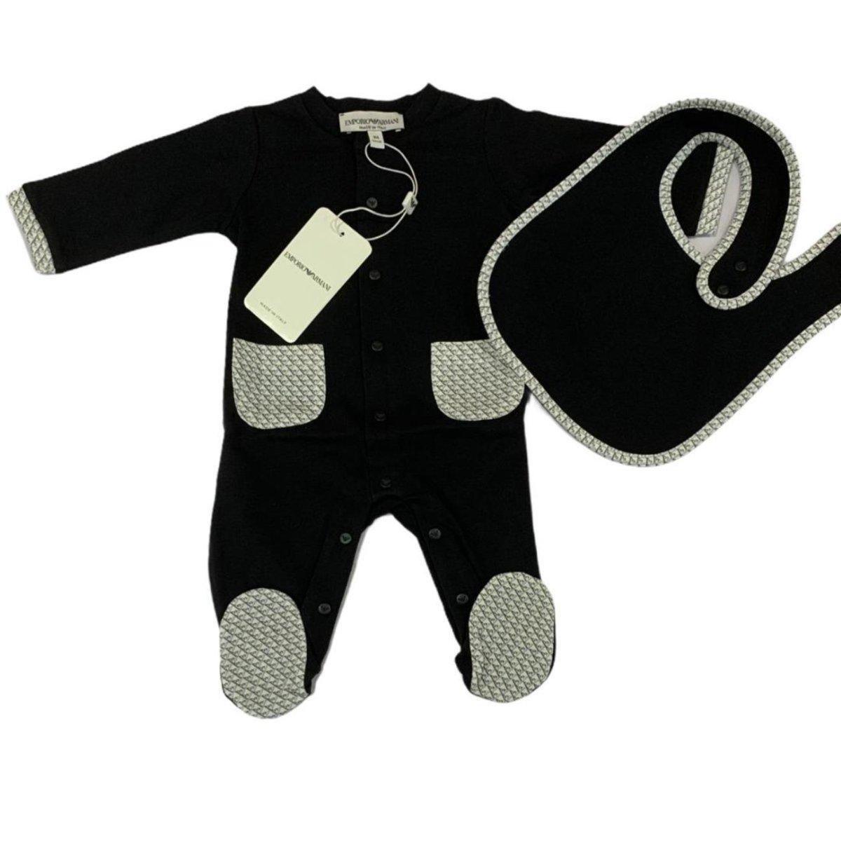 Set Tutina Bavetta Armani 8nnv03 Nj05z Blu