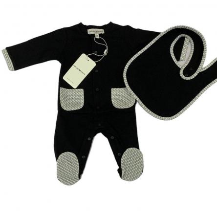 Set Tutina Bavetta Armani 8nnv03 Nj05z Blu