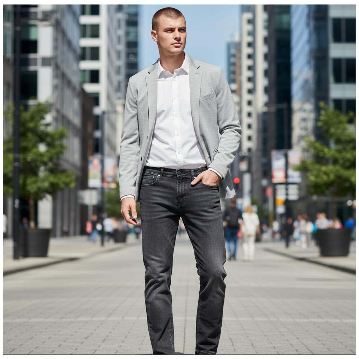 Jeans Uomo Ck 106445 32 Nero