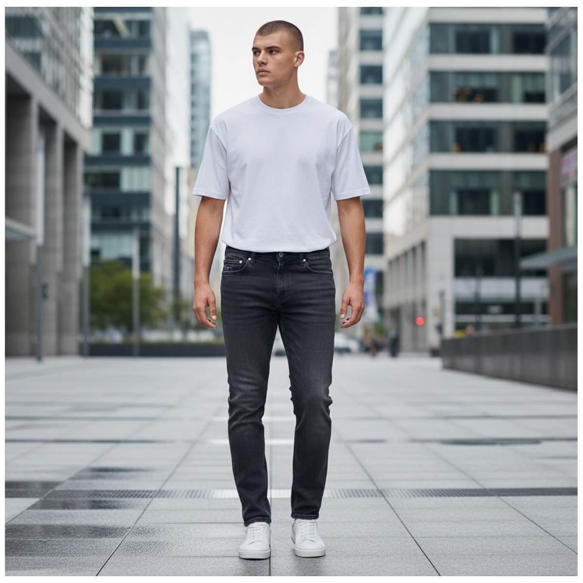 Jeans Uomo Ck 106445 32 Nero