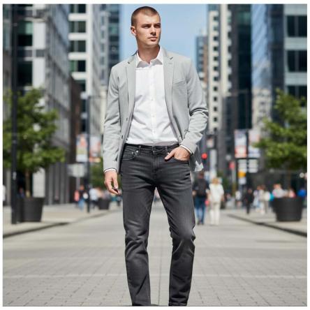 Jeans Uomo Ck 106445 32 Nero