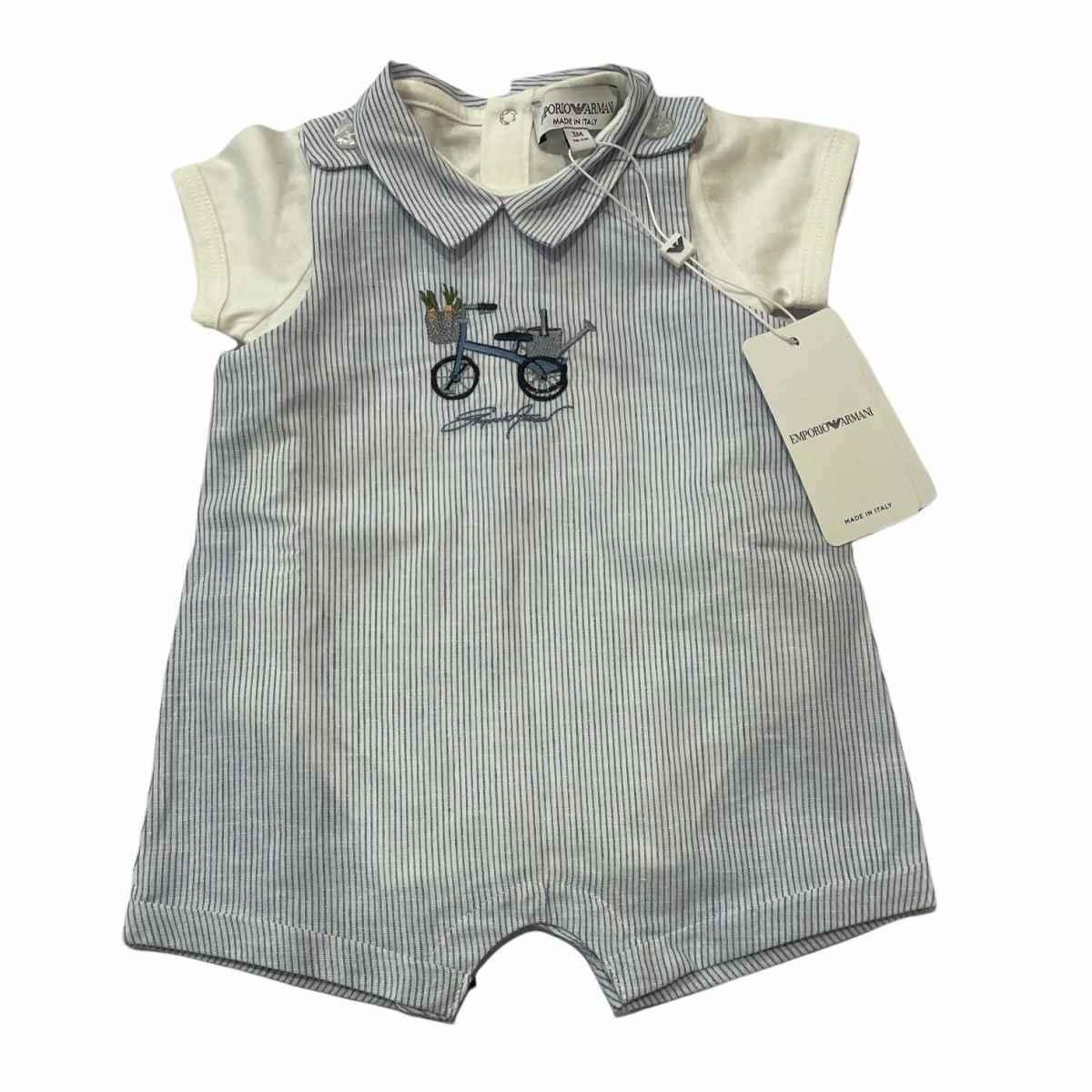 Set Pagliaccetto+Body Baby Armani 3lnv11 Nn09z